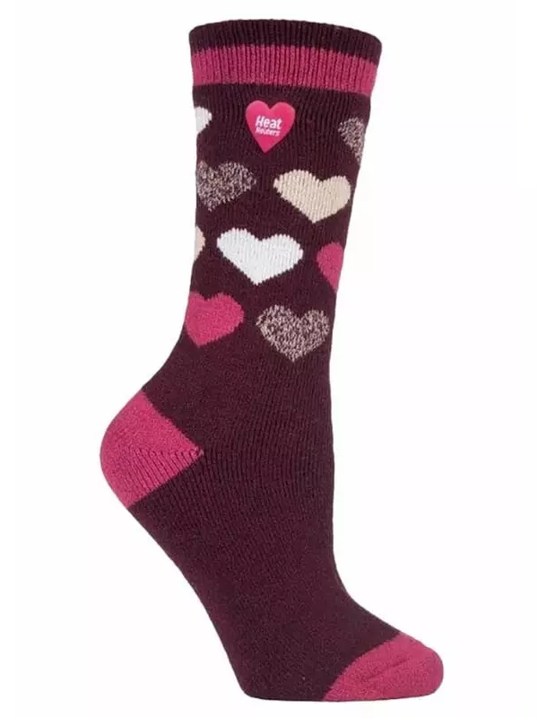 Тонкие женские зимние термоноски Lite в модном дизайне Dunham Heat Holders, розовый