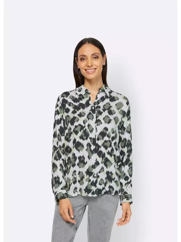 Блузка heine, разноцветный