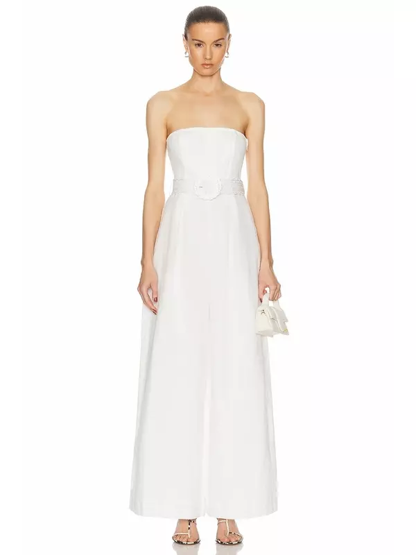 Черный комбинезон HEMANT AND NANDITA, белый