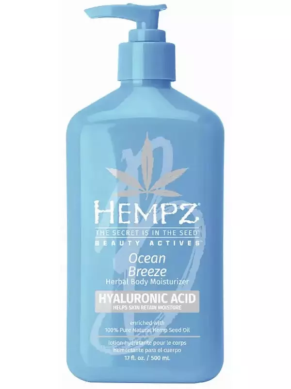HEMPZ Молочко для тела с гиалуроновой кислотой Свежий ветер / Beauty Actives Ocean Breeze 500 мл