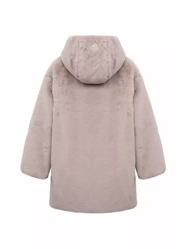 Шуба из экомеха Herno