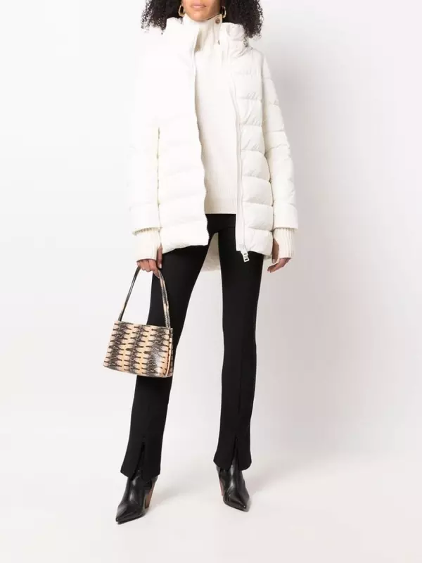 Herno пуховик с капюшоном, белый