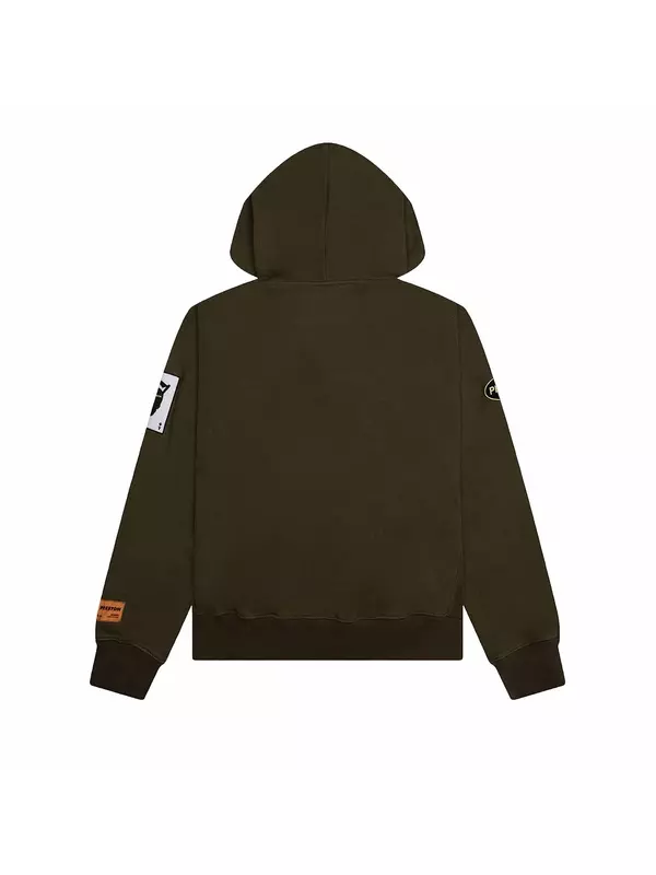 Толстовка Heron Preston Racing Темно-Оливковая