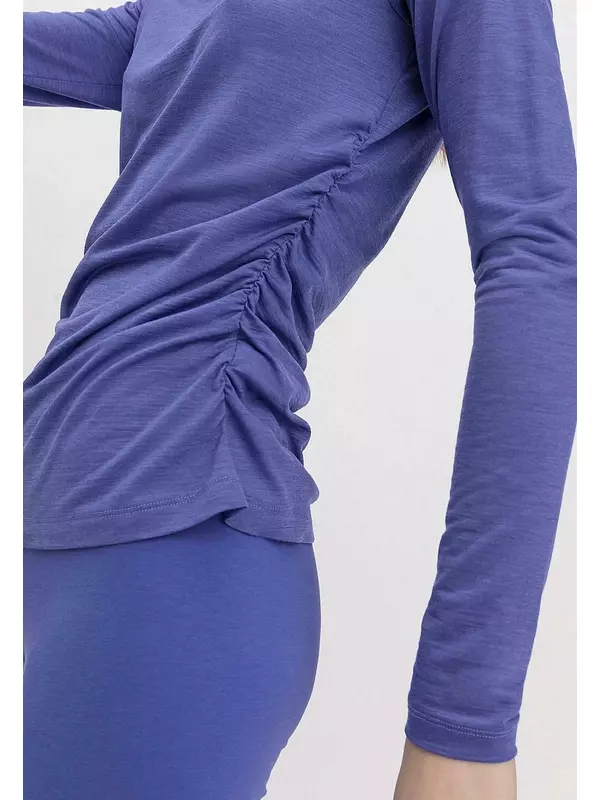 Топ с длинными рукавами hessnatur, синий