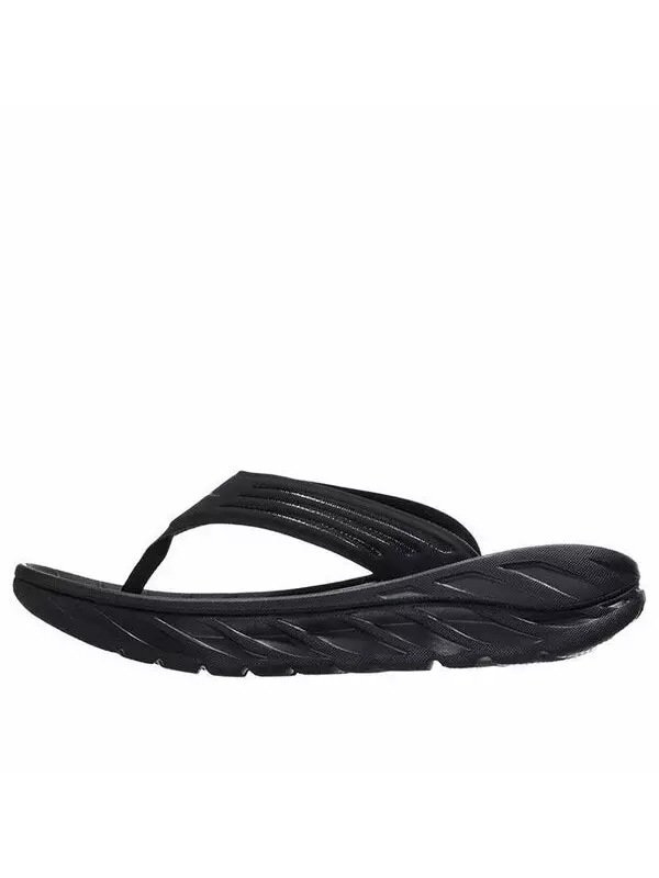 Тапочки ora recovery flip slide 'black' Hoka One One, черный