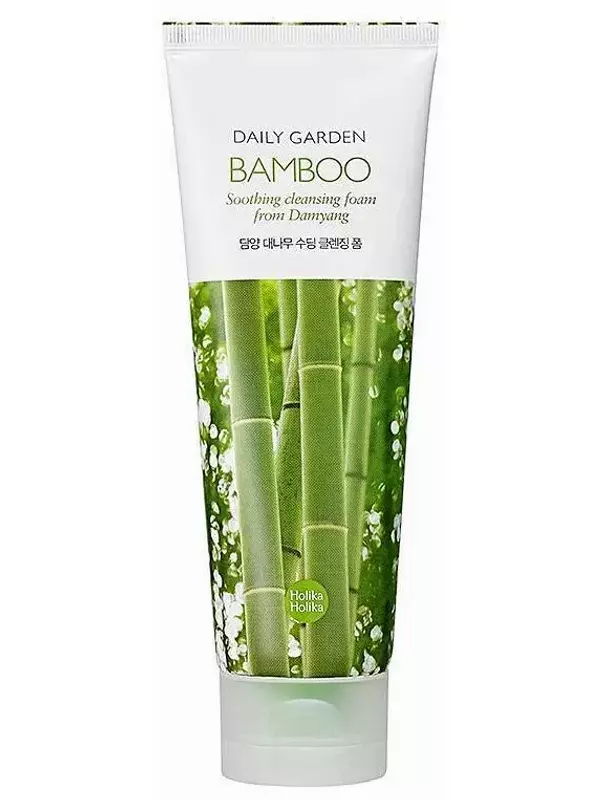 HOLIKA HOLIKA Пенка очищающая с бамбуком Дейли Гарден / Daily Garden Bamboo Soothing cleansing foam from Damyang 120 мл