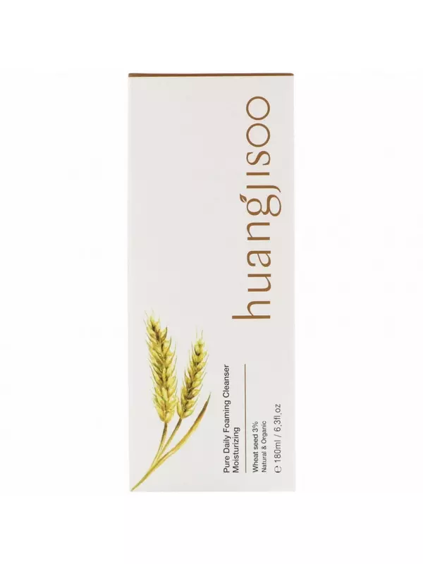 Huangjisoo, Очищающая пенка для ежедневного ухода, увлажняющая, 180 мл
