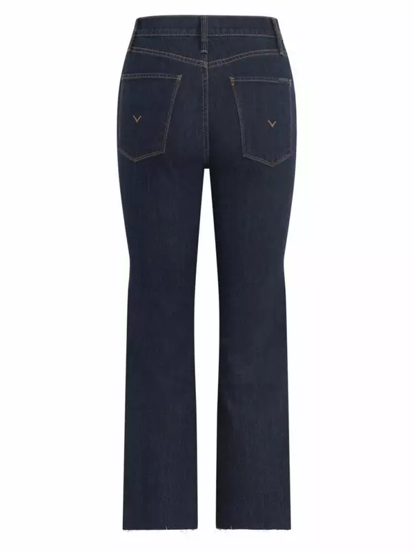 Прямые джинсы Noa с высокой посадкой Hudson, темно-синий