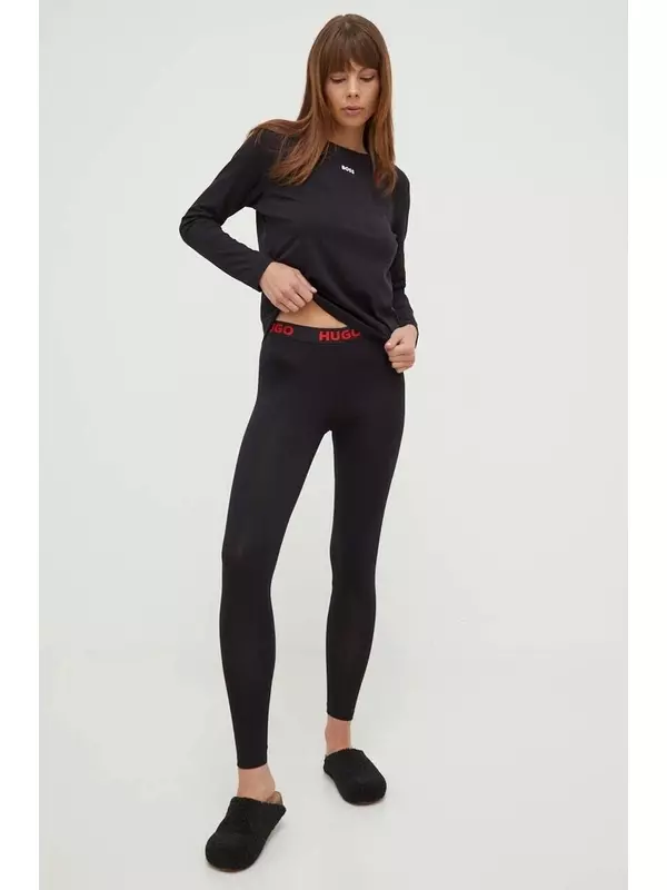 Леггинсы для отдыха HUGO, черный