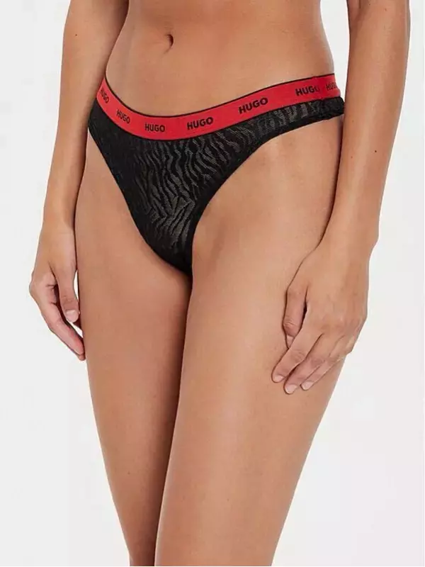 Набор из 3 стрингов Hugo, черный