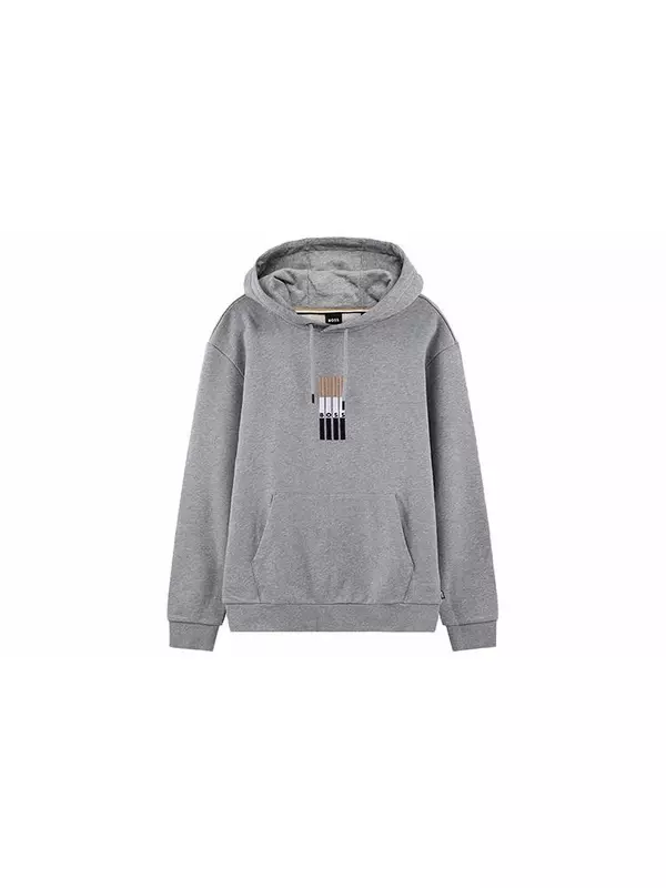 Свитер мужской серый HUGO BOSS