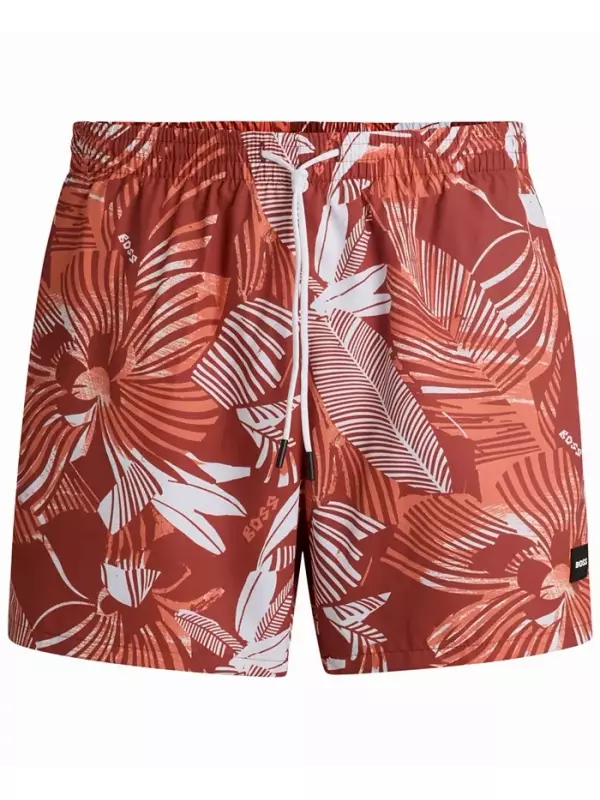 Мужские плавки Monogram Hugo Boss, оранжевый