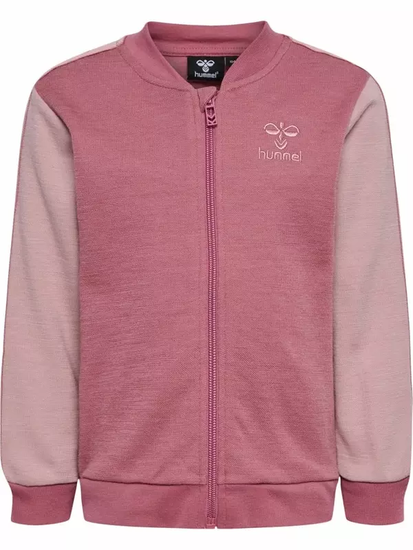 Толстовка Hummel Reißverschluss Jacket Hmlwulbato Mädchen, цвет DECO ROSE