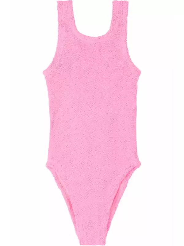 Детский розовый классический купальник Hunza G