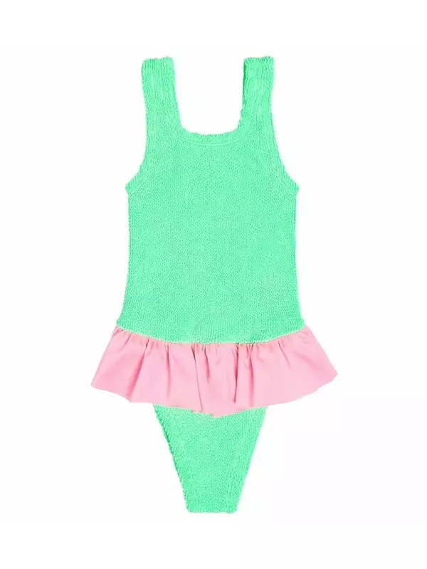 Купальник duo denise Hunza G Kids, зеленый