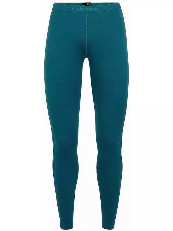 Тайтсы MERINO QUANTUMIII ZIP Icebreaker, темно-синий