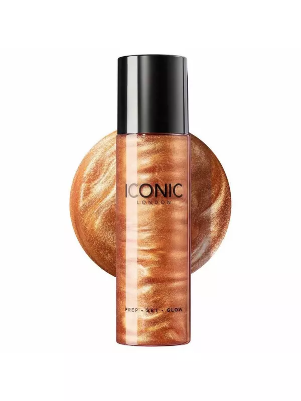 Iconic London Prep-Set-Glow Увлажняющий сияющий закрепляющий спрей, цвет Glow