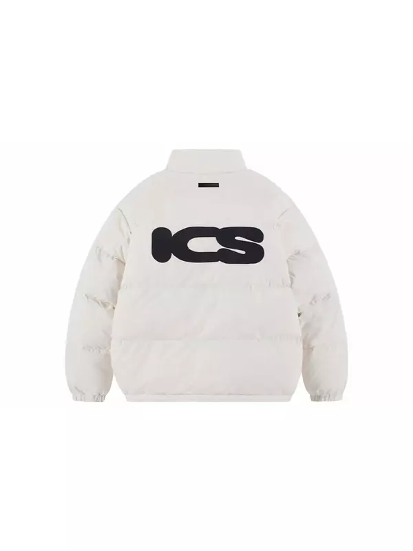 Пуховик Unisex ICONS Lab, переливающийся белый вереск