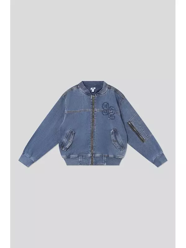 Куртка-бомбер джинсовая IDO