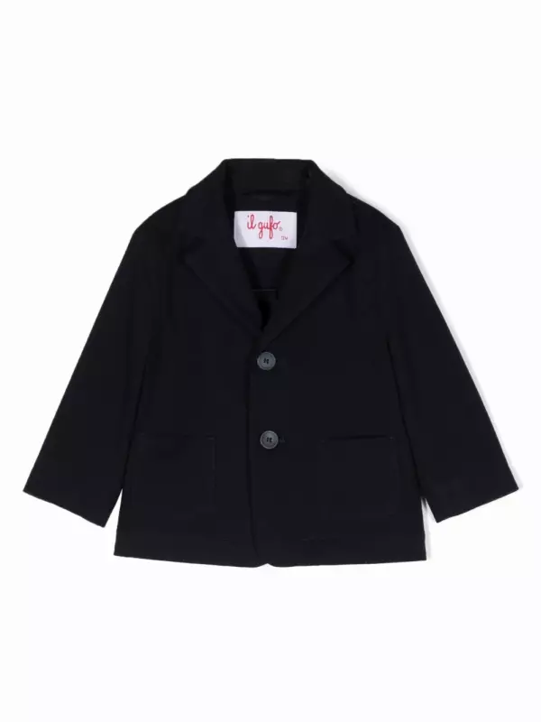 Однобортный блейзер Il Gufo, синий