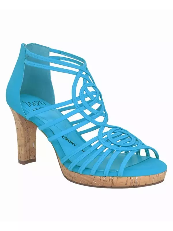 Женские эластичные сандалии Tiffany Stretch Elastic Dress Impo, синий