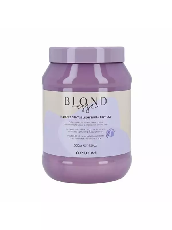 Фиолетовая осветляющая пудра, 500 г Inebrya, Blondesse Miracle Gentle Lightener