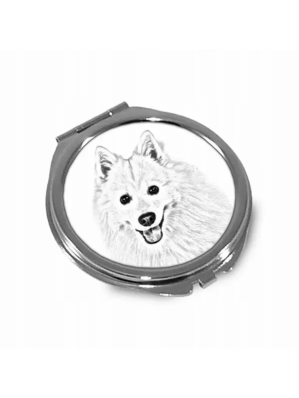 Японский шпиц Складное карманное зеркальце Inna Marka