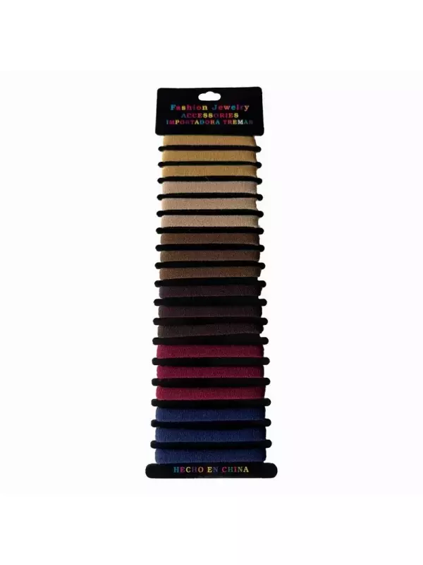 Резинки для волос без стыков, гибкие, удобные, декоративные, набор 18 шт Inna Marka