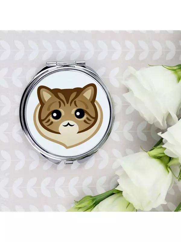 Сибирский кот Зеркало карманное для сумочки Inna Marka