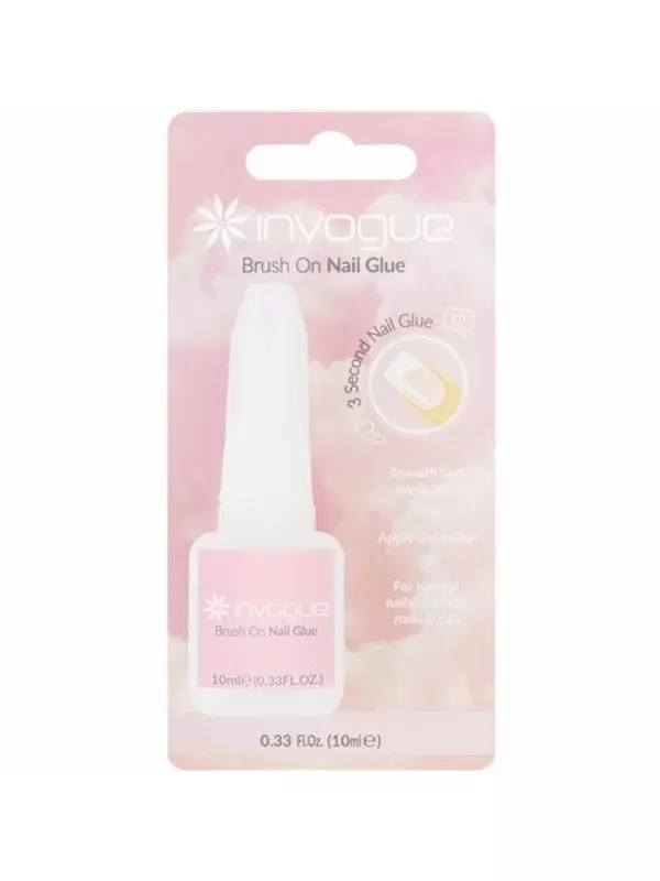Клей для ногтей кистью 10 мл, Invogue