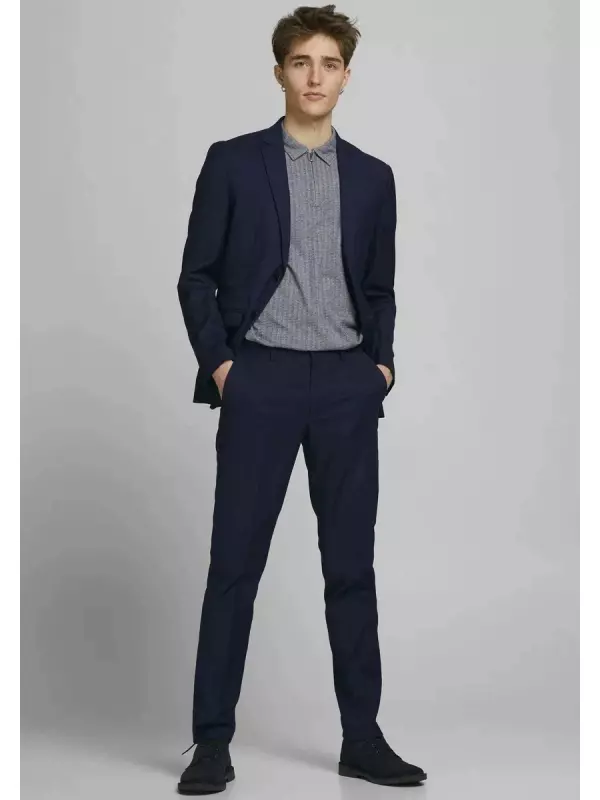 Костюм Jack & Jones JPRFRANCO SUIT NOOS, облегающий крой, синий