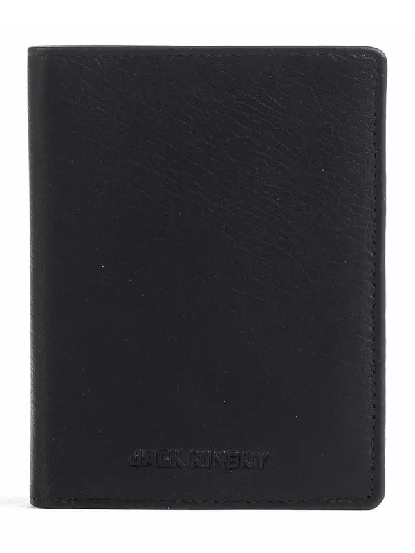 Кошелек Aruba 100 RFID из мелкозернистой кожи Jack Kinsky, черный