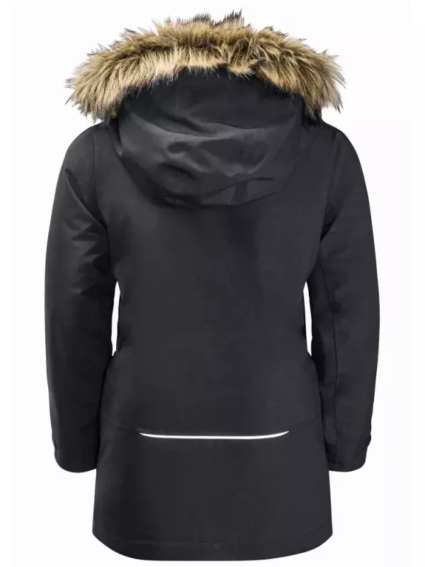 Функциональная парка Jack Wolfskin GLACIER PEAK PARKA K, с капюшоном, цвет Phantom