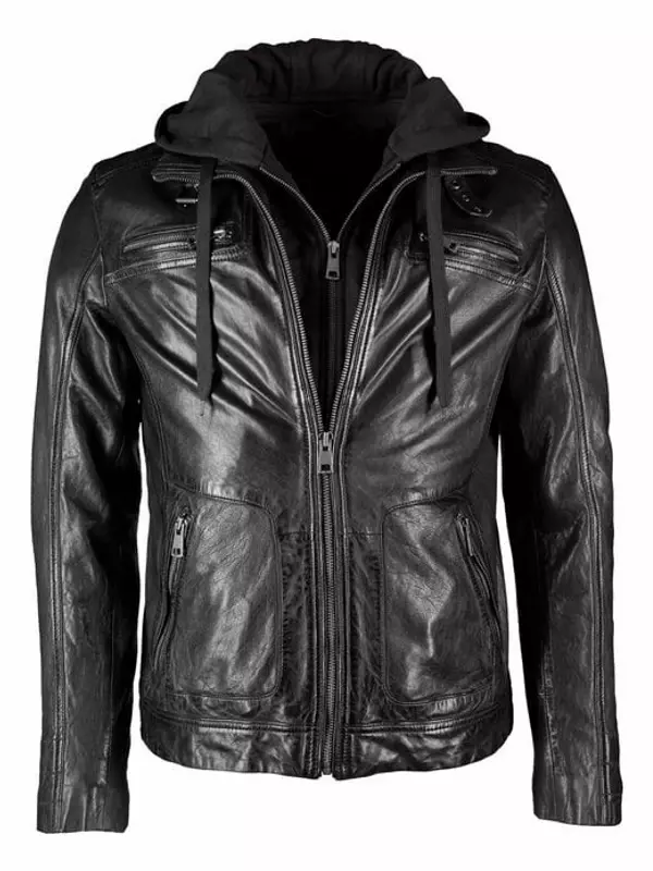 Кожаный пиджак Jcc, черный