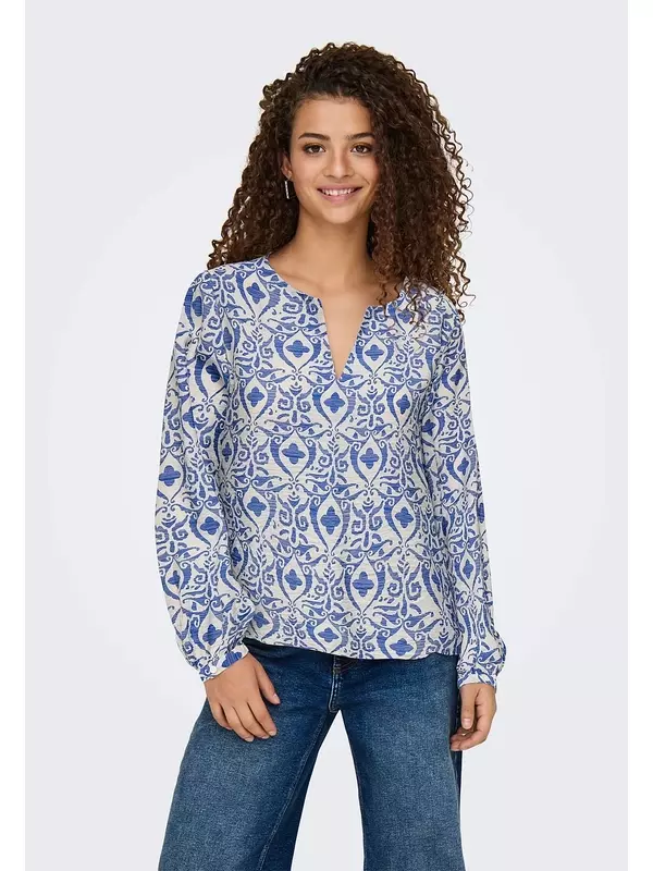 Блуза MAY LIFE LS JDY, кремовый