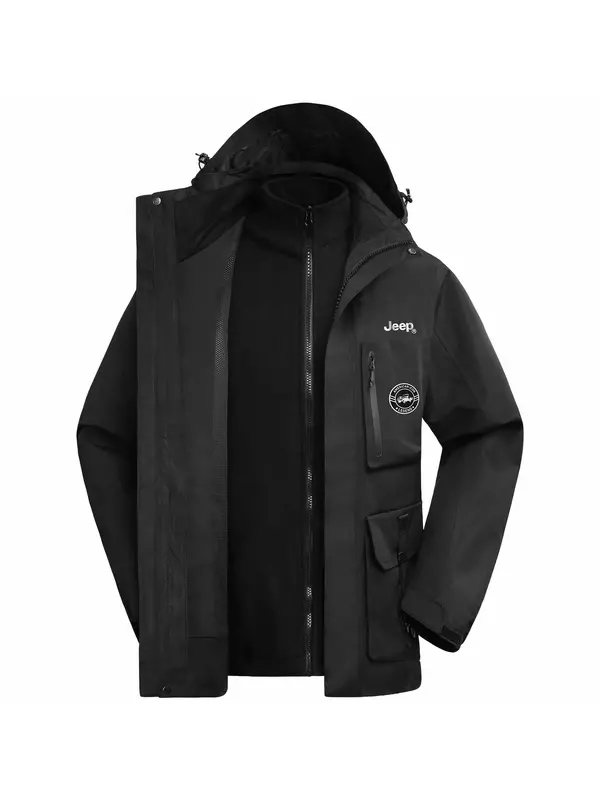 Ветровка Куртка Унисекс Jeep, зеленый