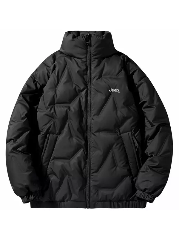 Пуховик унисекс Jeep, серый