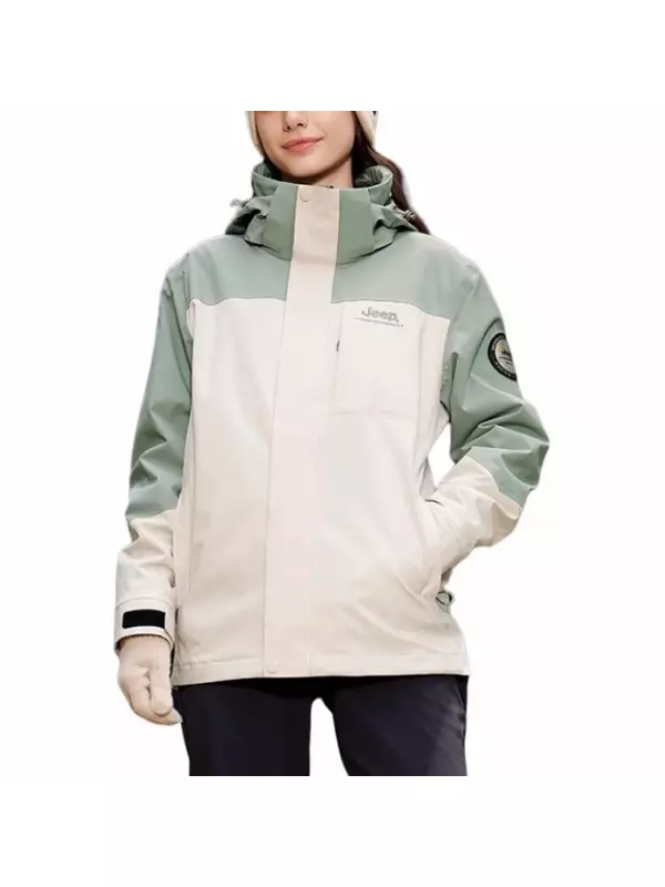 Ветровка Куртка Унисекс Jeep, цвет Vintage White