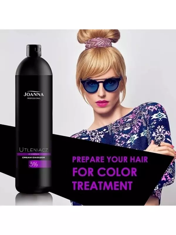 Профессиональный кремовый оксидант-проявитель 3% 1000G - сливочный окислитель для отбеливания и окраски, Joanna