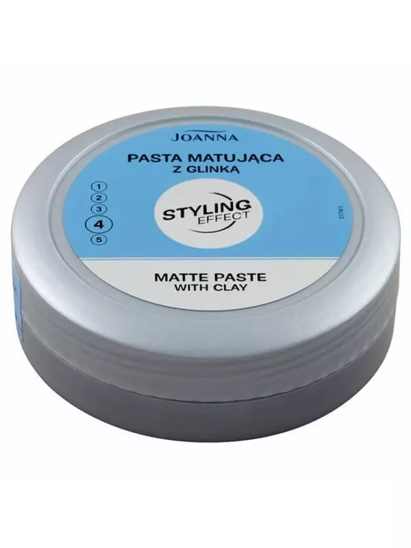Матирующая паста для волос Joanna Styling effect с глиной, сильной фиксации и матового финиша 100г