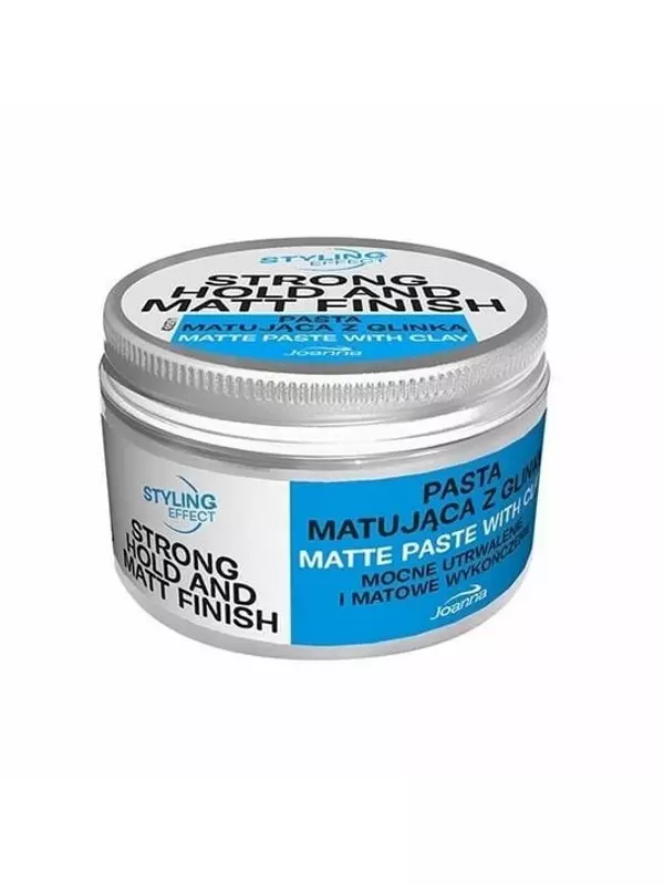 Матирующая паста для волос Joanna Styling effect с глиной, сильной фиксации и матового финиша 100г
