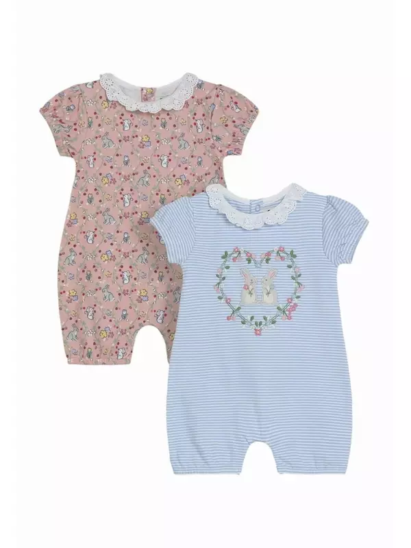 Комбинезон REGULAR FIT - 2-PACK BRODERIE COLLAR JoJo Maman Bébé, синий