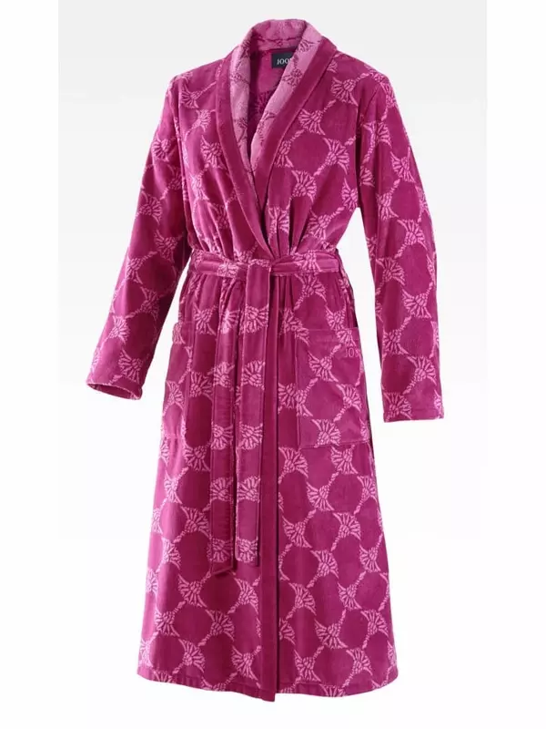 Халат JOOP!, цвет joop! bademantel damen-schalkragen 36/38, cassis