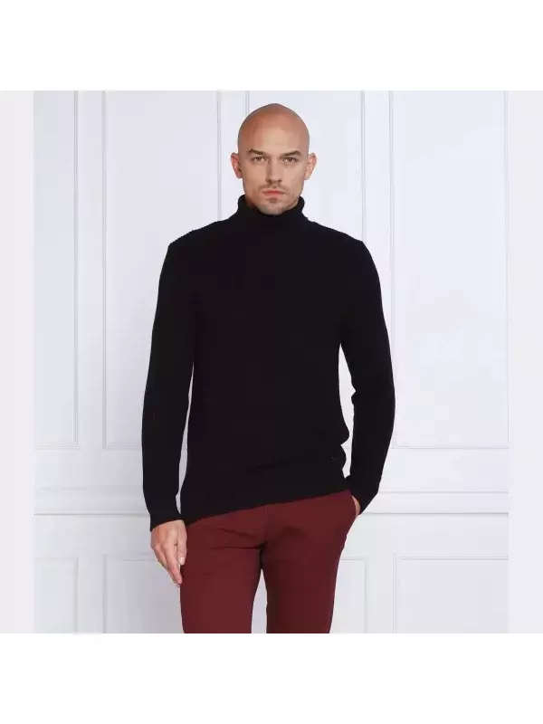 Водолазка стандартного кроя с добавлением шерсти Joop!, синий