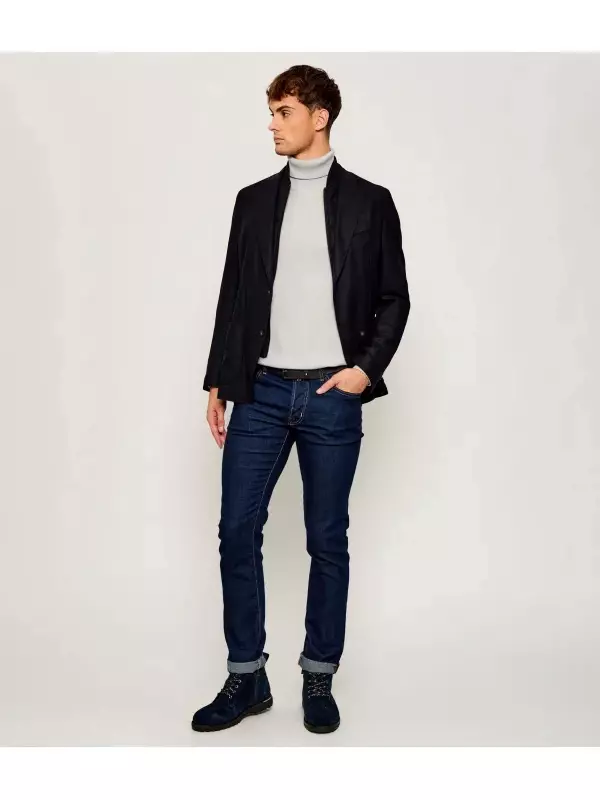 Шерстяная водолазка Larsor Slim fit Joop! Jeans, серый