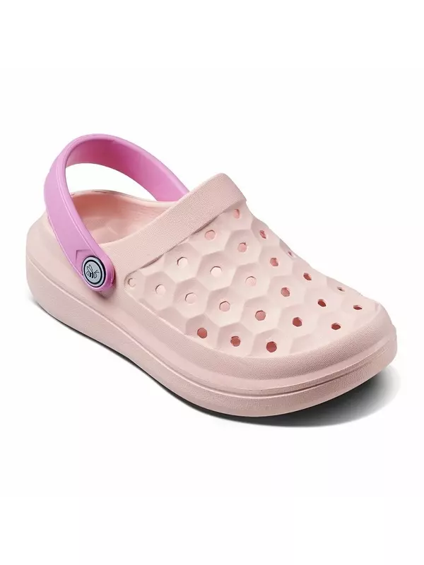 Разноцветные детские сабо Joybees Varsity Kids, цвет Pale Pink Orchid