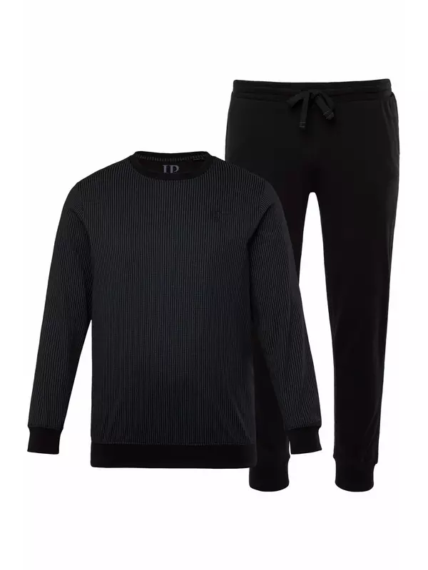 Длинная пижама JP1880, Black