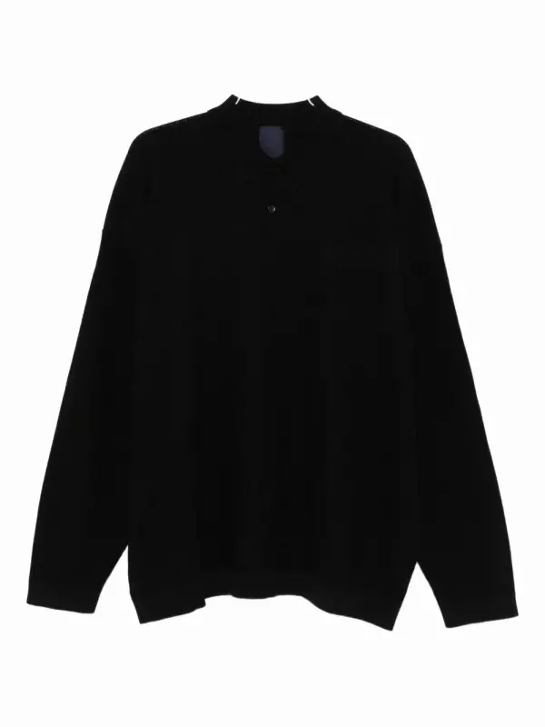 Свитер с воротником пола Juun.J, черный