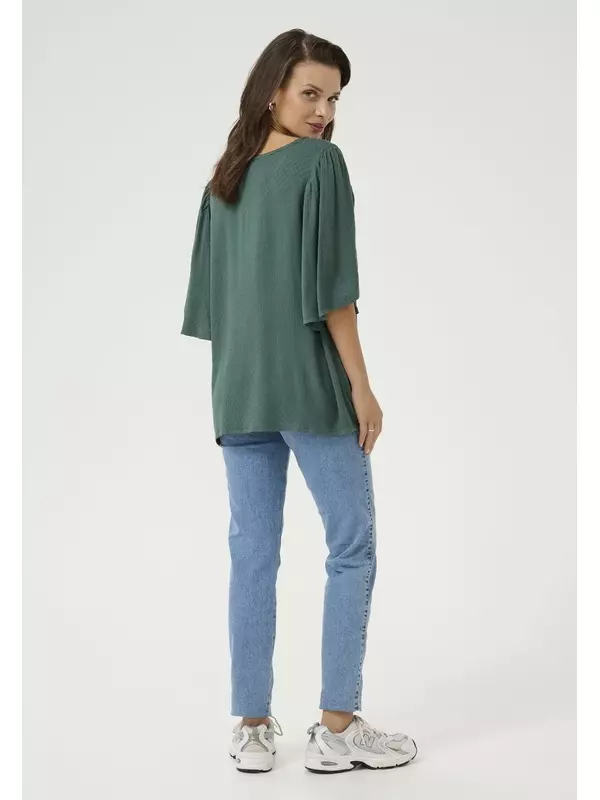 Блуза MONA Kaffe, зеленый