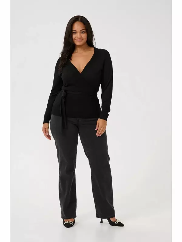 Кардиган KAFFE curve, глубокий черный